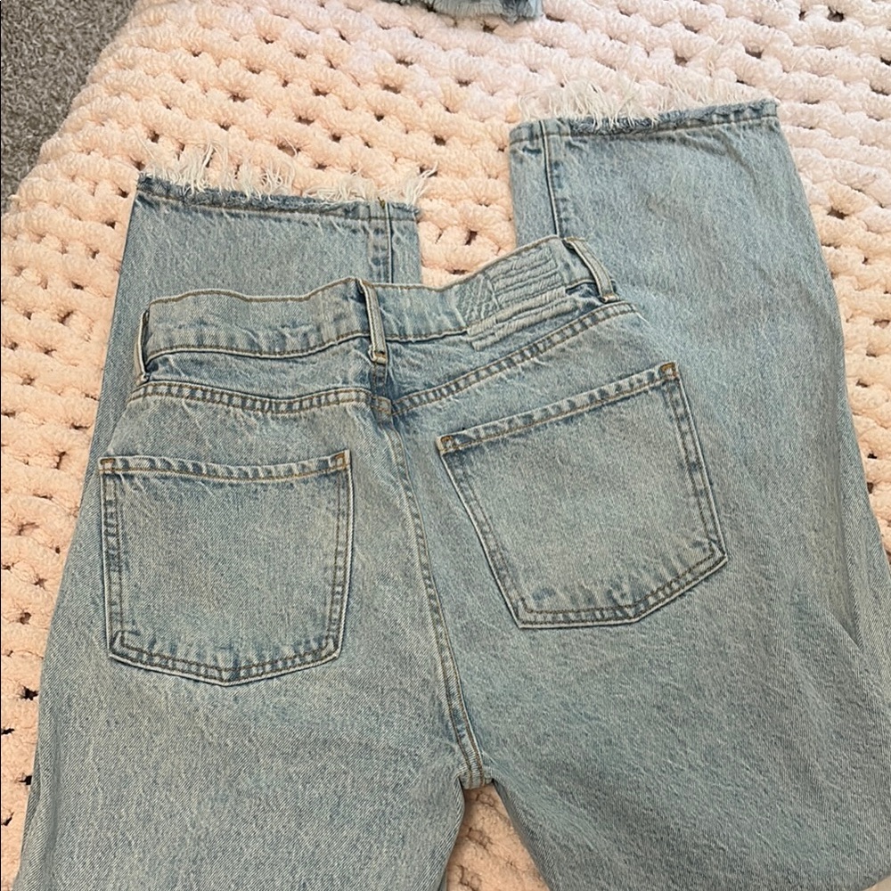 REVICE Blue Straight Leg Jeans Classic Style - Picture 2 of 3